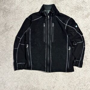 Kuhl Men's Interceptr™ Full Zip Black Fleece Jacket